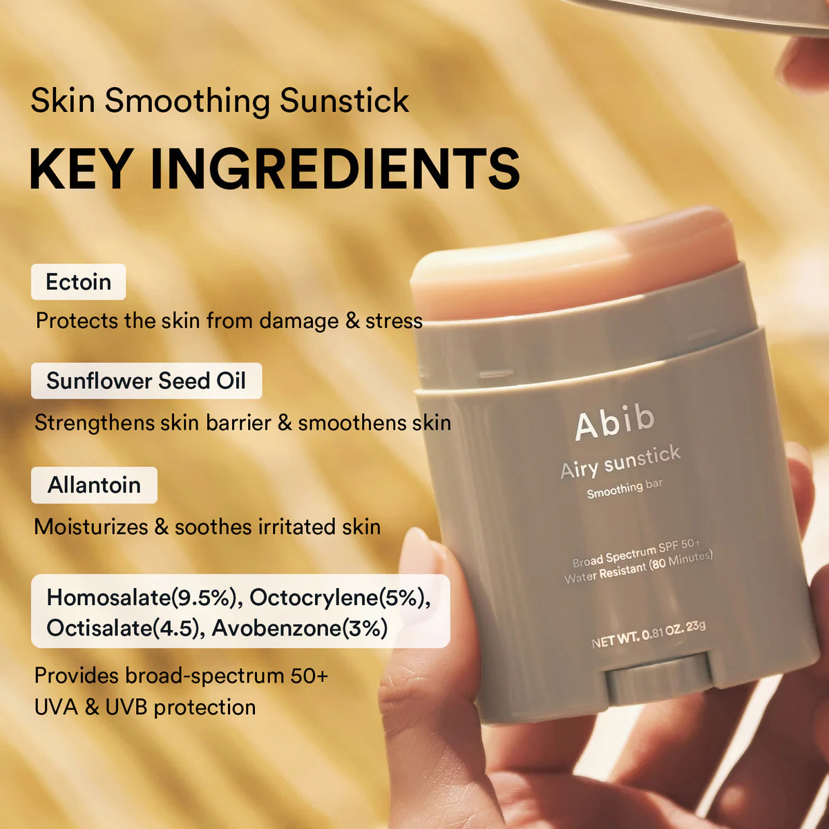 ABIB airy sunstick smoothing bar