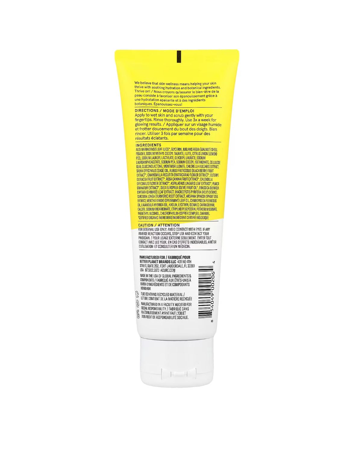 Acure Brightening Facial Scrub
