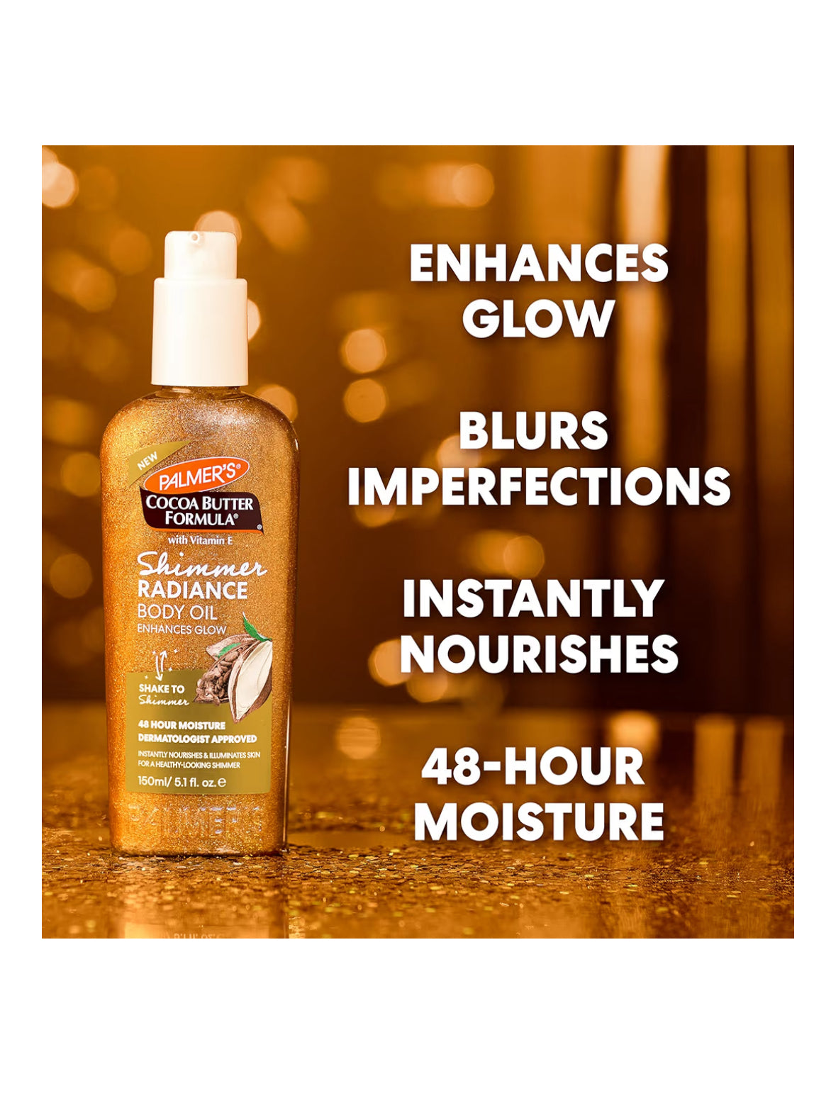 Palmer's Cocoa Butter Formula Shimmer Radiance Oil