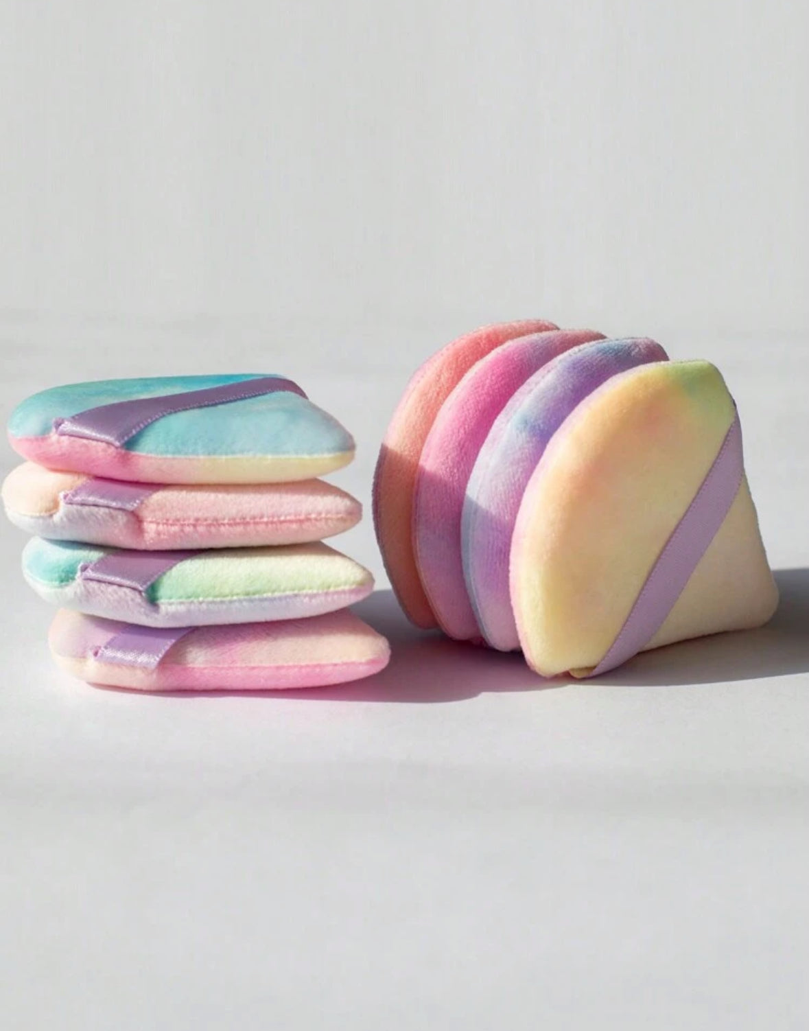 3pcs Triangle Velvet Powder Puff
