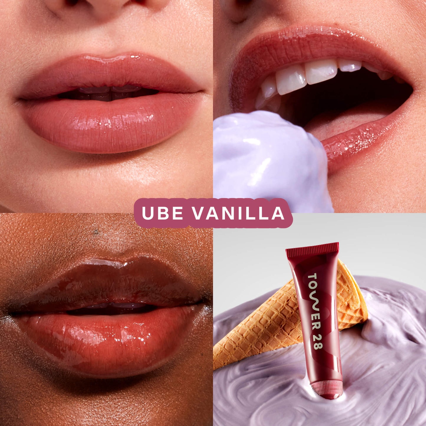 Tower 28 LipSoftie® Lip Treatment In Ube Vanilla