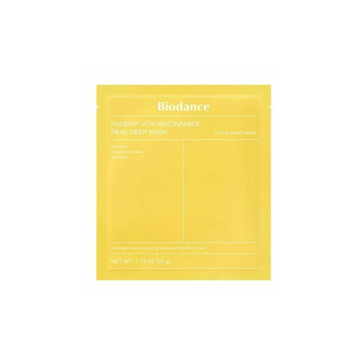 BIODANCE radiant vita niacinamide real deep - One sheet