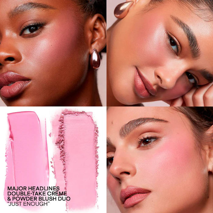Patrick Ta Major Headlines Double-Take Crème & Powder Blush Duo In Just Enough