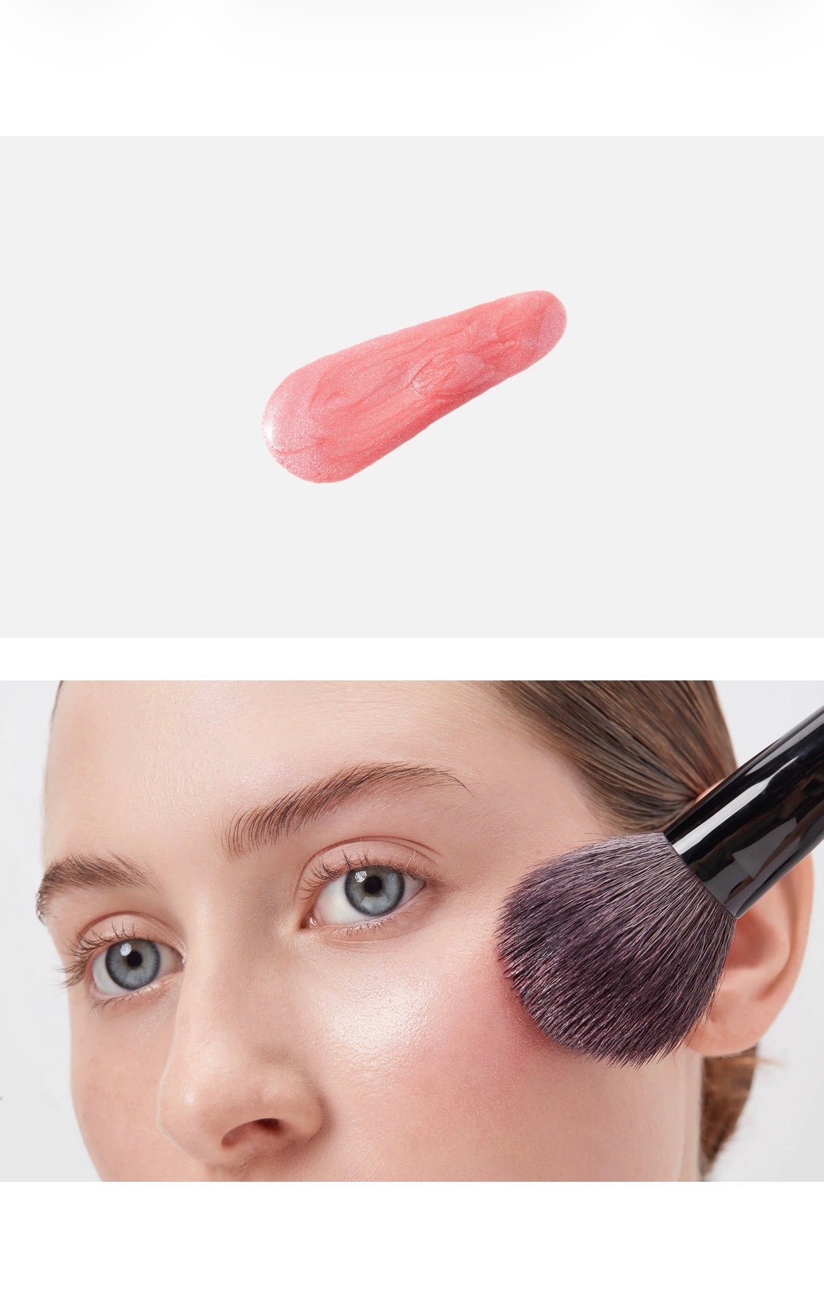 Radial Blush Drops In Frosted Pink