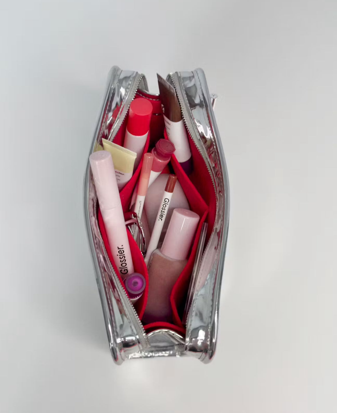 Glossier Chrome Beauty Bag - Limited Edition