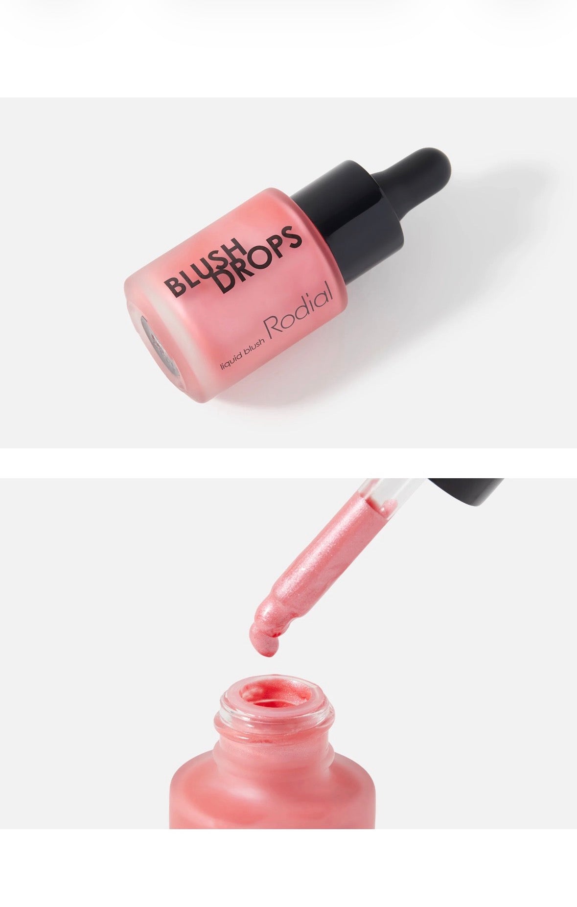 Radial Blush Drops In Frosted Pink