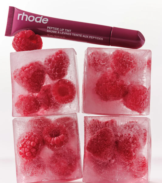 R H O D E Peptide Lip Tint In Raspberry jelly