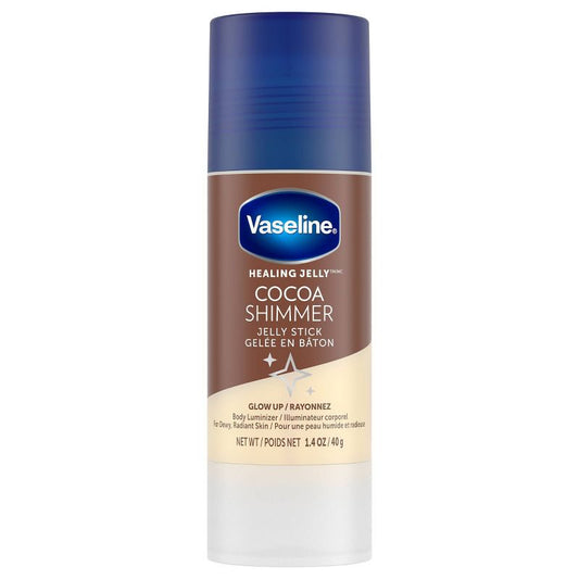 Vaseline Cocoa Shimmer Jelly Stick Cocoa Butter - 1.4oz