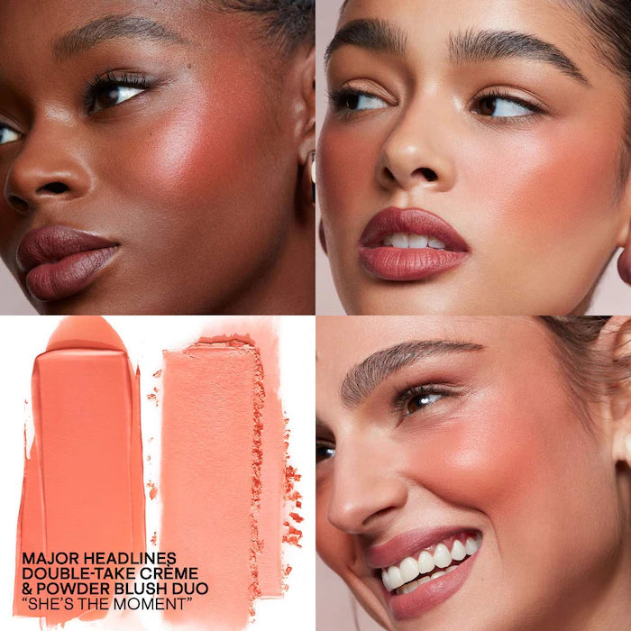 Patrick Ta Major Headlines Double-Take Crème & Powder Blush Duo In She’s The Moment