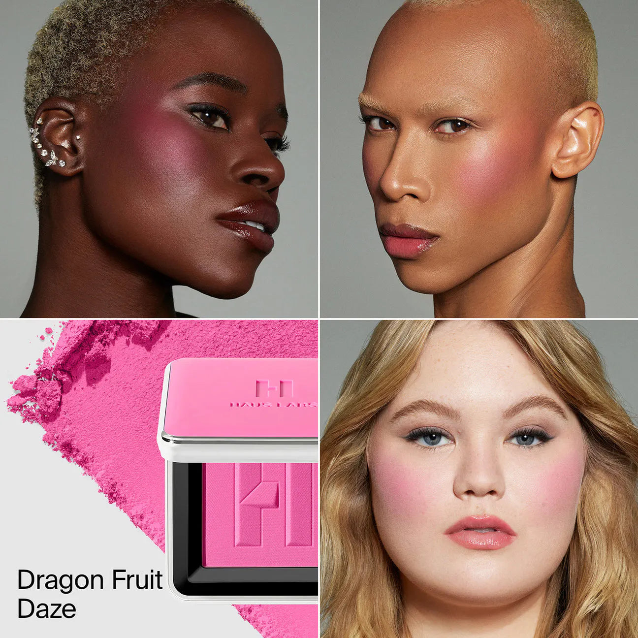 Haus Lab Color Fuse Blush Powder In Dragon Fruit